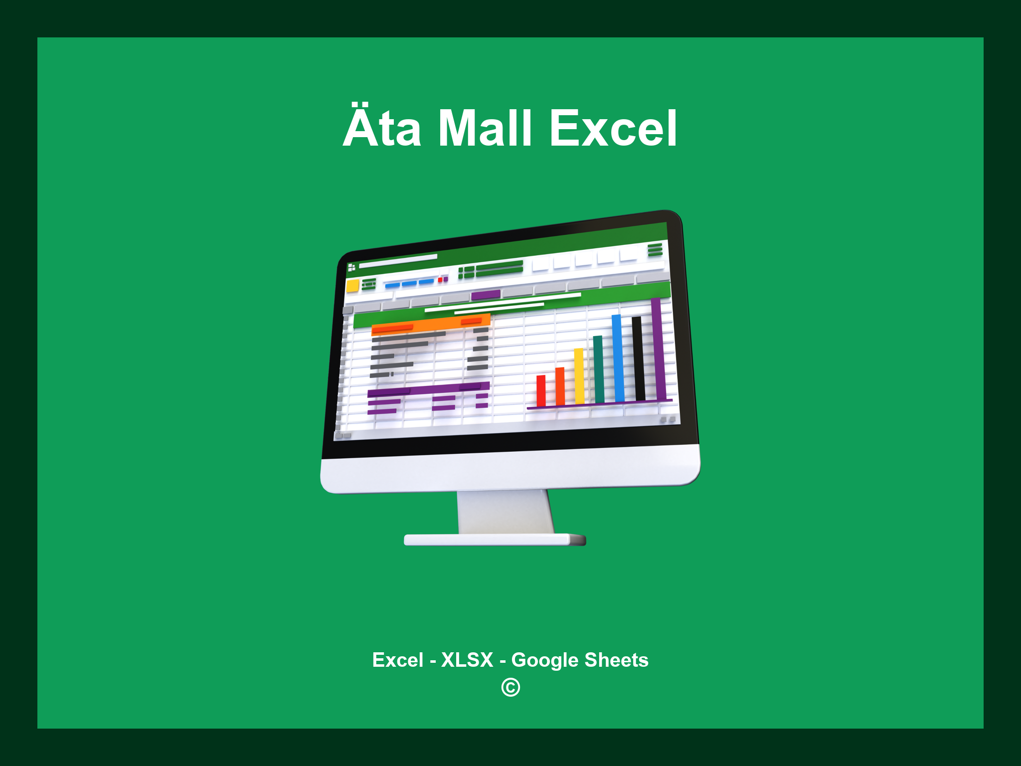 Äta Mall Excel